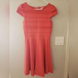 Elle dress, size 2, coral color